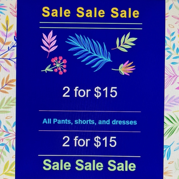 All dresses, shorts, skirts and pants - Picture 1 of 1